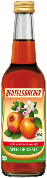Beutelsbacher Bio Apfeldicksaft, 0,33 L Flasche