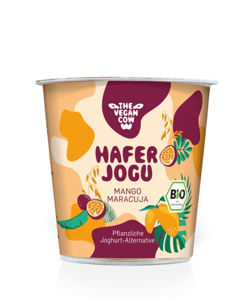 THE VEGAN COW Hafer Mango-Maracuja, 150 gr Becher