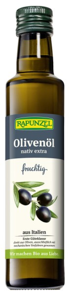 Rapunzel Olivenöl fruchtig, nativ extra, 250 ml Fl