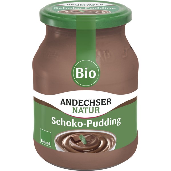 Andechser Natur Schoko-Pudding, 500 gr Glas
