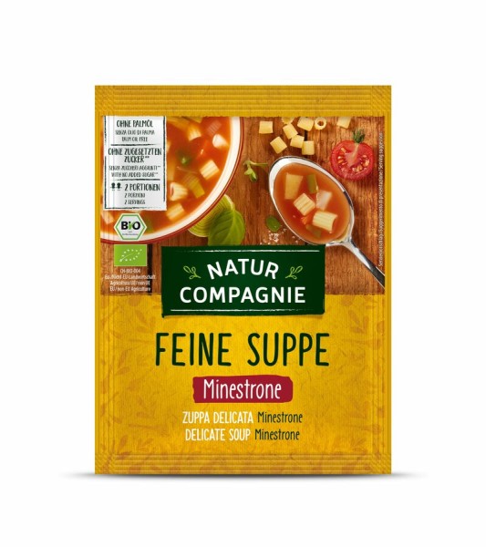 Natur Compagnie Gemüsesuppe Minestrone, 50 gr Beut