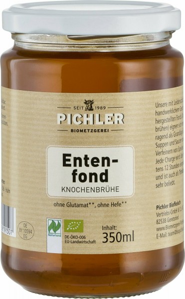 Pichler Bio Entenfond, 350 ml Glas