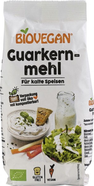 Biovegan Guarkernmehl, glutenfrei, 100 gr Packung