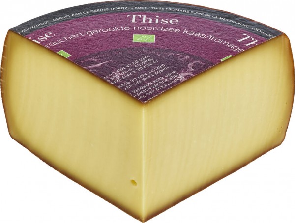 Thise Mejeri Nordsee Käse geräuchert, ca. 1,7 kgk viertel Laib, 7 Monate gereift
