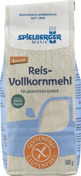 Spielberger Glutenfreies Reis-, 500 gr Packung -gl