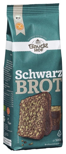 Bauckhof Schwarzbrot, -glutenfrei- 500 gr Packung