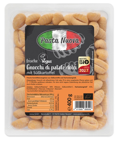 Pasta Nuova Gnocchi di patate dolci Süßkartoffeln