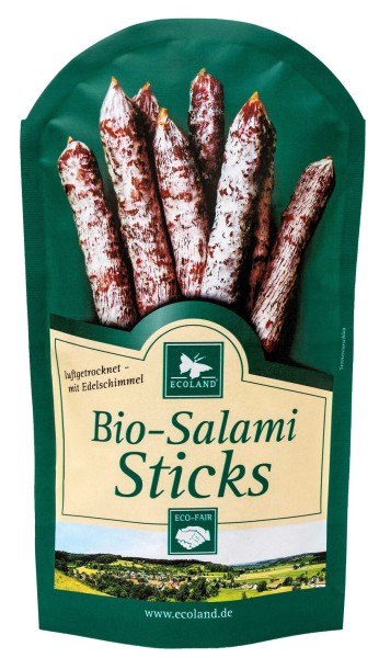 Ecoland Salami Sticks 70gr, Packung