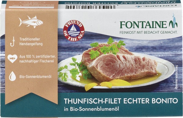 Fontaine Thunfisch - Echter Bonito, in Bio-Sonnenb