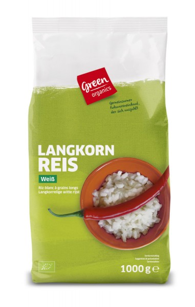 GREEN Langkorn Reis, weiß 1kg