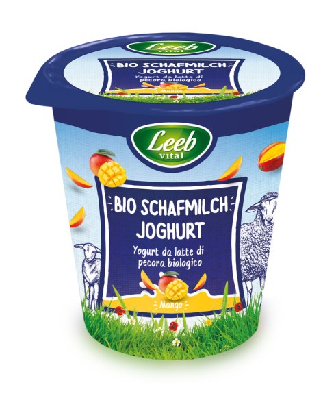 Leeb Vital Schafjoghurt Mango, 125 gr Becher