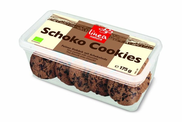 linea natura Schoko Cookies, 175 g Packung