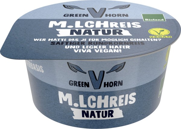 Greenhorn Veganer Milchreis, 150 gr Becher