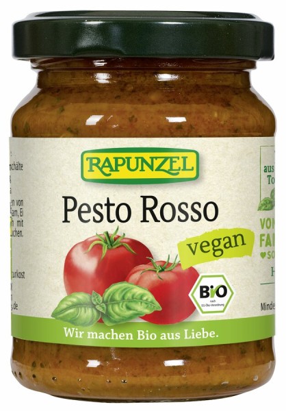 Rapunzel Pesto Rosso, vegan, 130 ml Glas