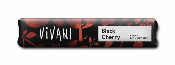 Vivani Black Cherry Schokoriegel, 35 gr Stück