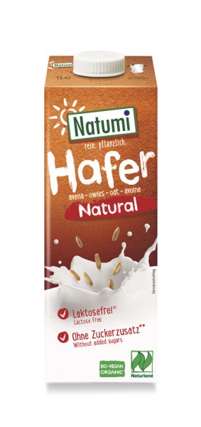 Natumi Hafer-Drink natur, 1 ltr Packung