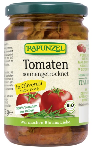 Rapunzel Getrocknete Tomaten in Olivenöl, mild-wür