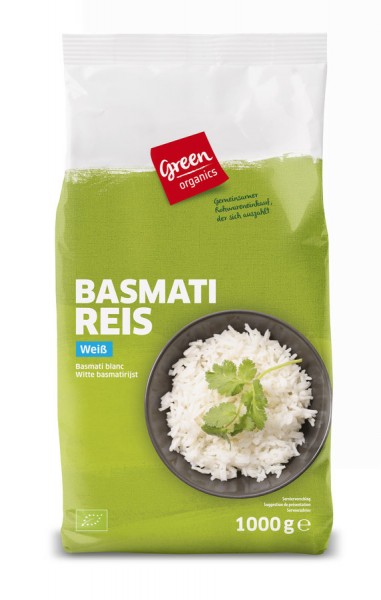 GREEN Basmati Reis, weiß 1kg