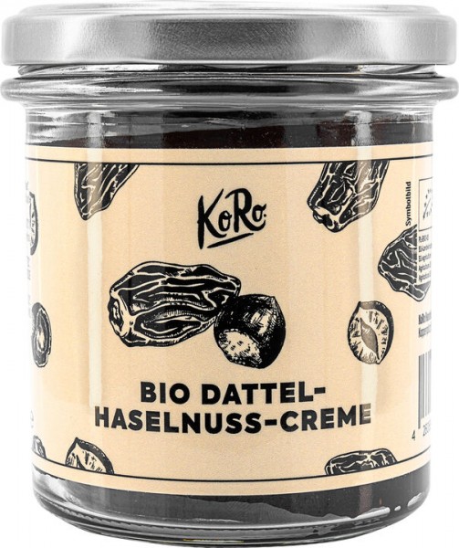 KoRo Dattel-Haselnuss-Creme, 330 g Glas