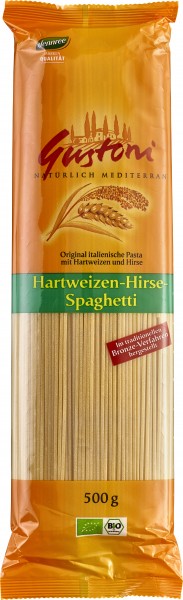 Gustoni Hirse-Spaghetti, bronze, 500 gr Packung -hell-