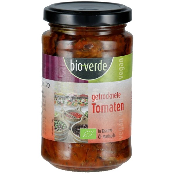 bio-verde Sonnengetrocknete Tomaten in Öl, 200 gr