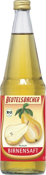 Beutelsbacher Birnensaft -bio-, 0,7 ltr Flasche