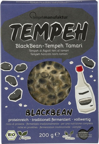 Tempehmanufaktur BlackBean-Tempeh Tamari, 200 gr P