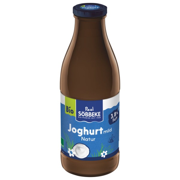 Söbbeke Joghurt natur 3,8%, 1 ltr Flasche