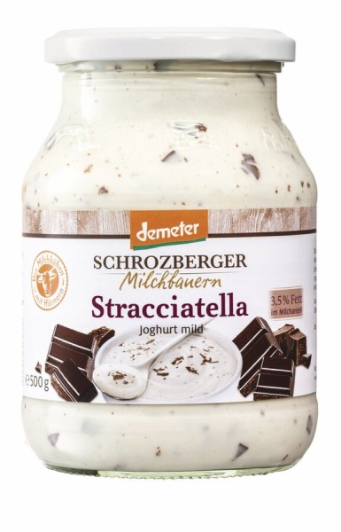 Schrozberger Milchbauern Joghurt Stracciatella, 50