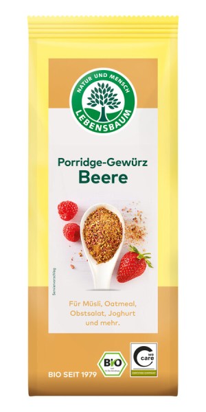 Lebensb Beeren Porridge-Gewürz, 50 gr Packung