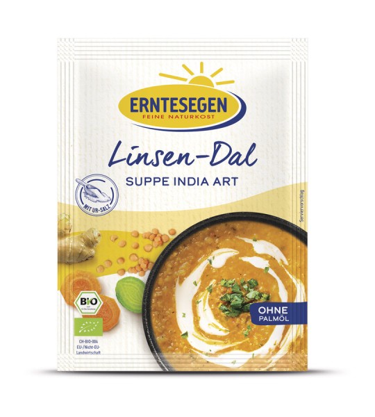 Erntesegen Linsen-Dal Suppe India, 65 g Beutel
