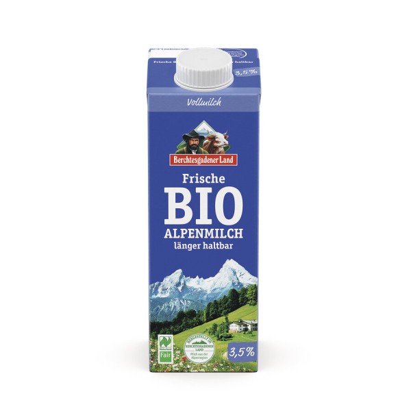 Berchtesgadener Land Bio ESL-Alpenmilch, 1 ltr Pac