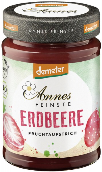 Annes Erdbeere Fruchtaufstrich Demeter, 200 gr Gla