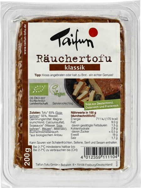 Taifun Räucher-Tofu, 200 gr Stück