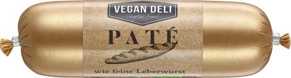 Vegan Deli Paté wie feine Leberwurst, 150 g Packung