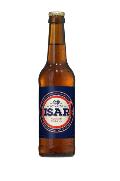 ISAR Bier Hopfengestopftes Helles, 0,33 ltr Flasch