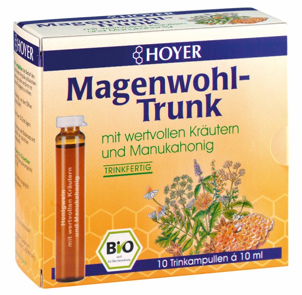 Hoyer Magenwohl-Trunk, 10 x 10 ml Trinkampullen
