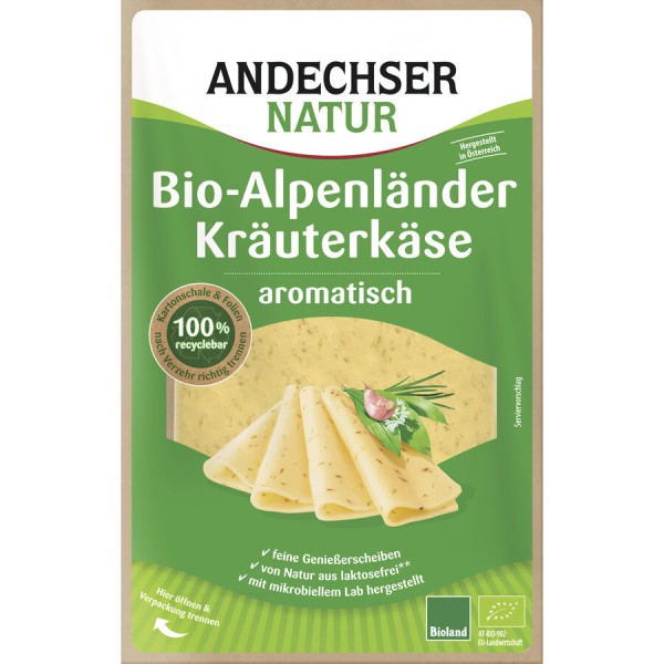 Andechser Natur Alpenländer Butterkäse mit Kräuter