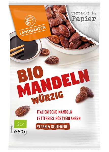 Landgarten Mandeln Würzig, 50 gr Beutel