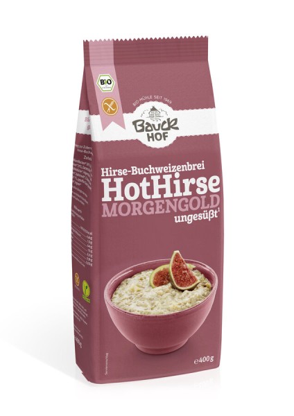 Bauckhof Hot Hirse Morgengold, 400 gr Packung -glu