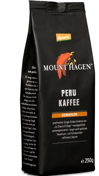 Mount Hagen Demeter Röstkaffee Peru, gemahlen , 2