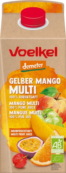 Voelkel Mango Multi, 0,75 ltr Elopak - Demeter