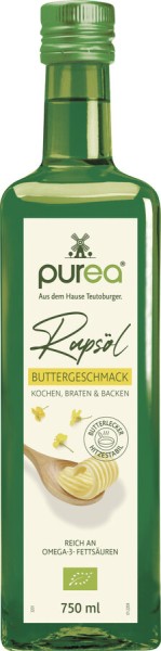 Bio Purea Rapsöl Buttergeschmack, 750 ml Flasche