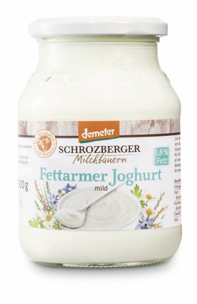 Schrozberger Milchbauern Joghurt natur fettarm, 50