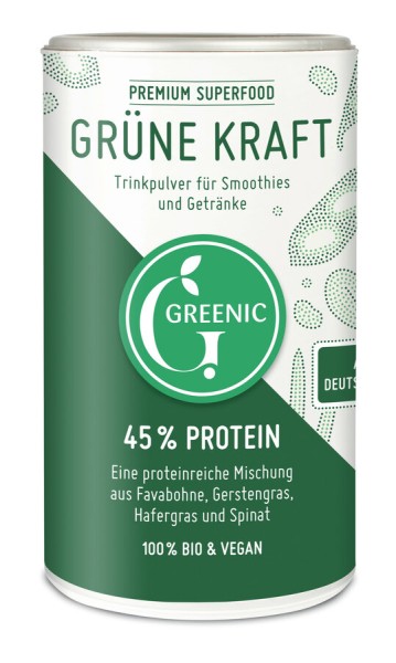 Greenic Grüne Kraft Trinkpulver, 150 gr Dose