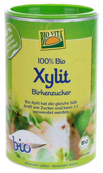 BIOVITA Xylit Birkenzucker, 600 gr Dose