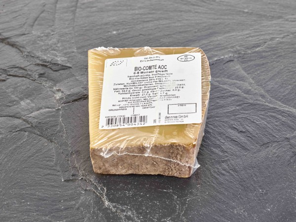 Französische Käsespezialitäten Comté A.O.P., ca. 180 gr Stück 6 Monate gereift - laktosefrei