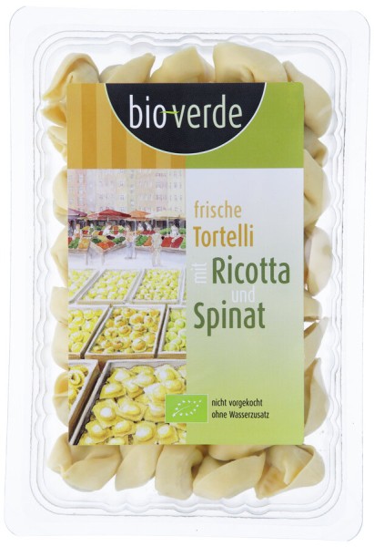 bio-verde Tortelli mit Ricotta &amp; Spinat, 250 gr Pa