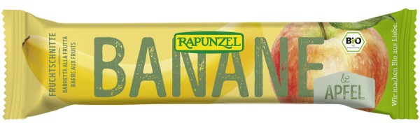 Rapunzel Fruchtschnitte Banane-Apfel, 40 gr Stück
