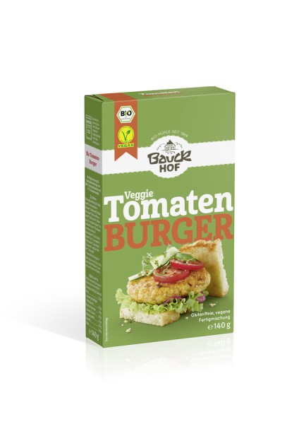 Bauckhof Tomaten-Basilikum-Burger, 140 gr Packung